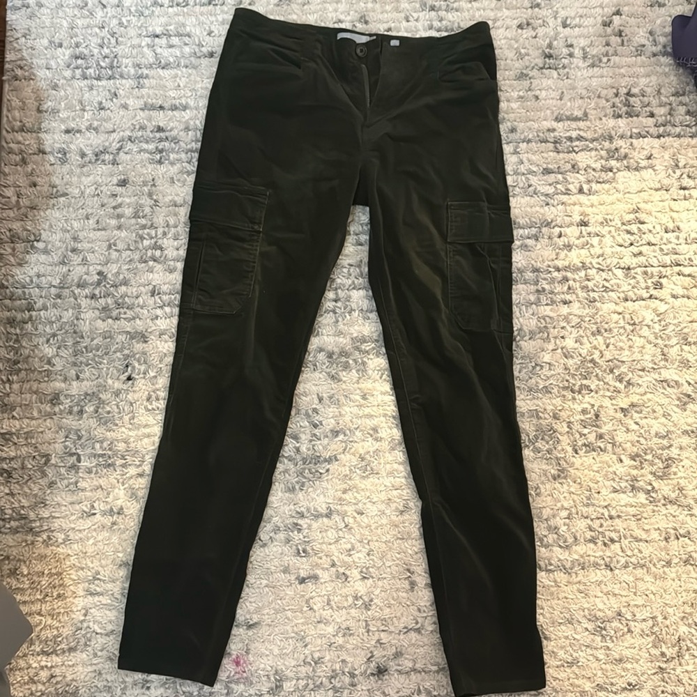 Corduroy deep green pants